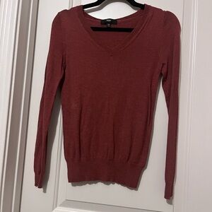 Mossimo Supply Co. Brown V-Neck Sweater